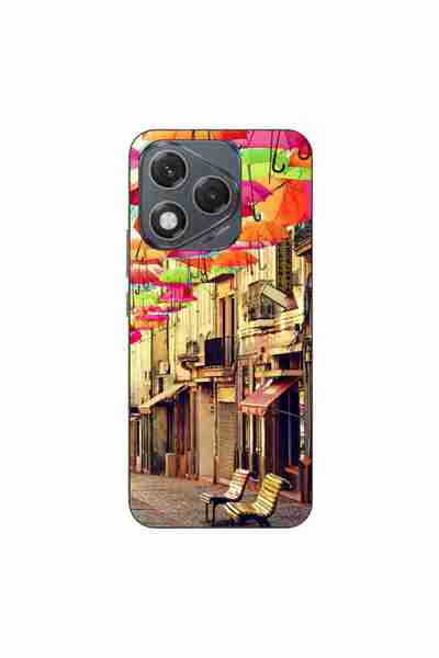 OEM Θήκη συμβατή με Honor 400 Lite από σιλικόνη gel TPU με σχέδιο πολύχρωμων ...