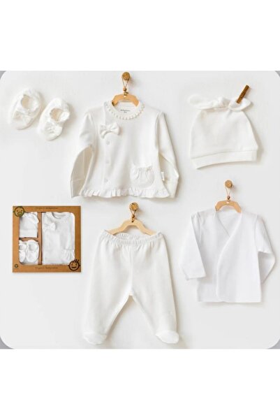 andywawa Limi̇ Baby Girl Organic 5-Pack Hospital Discharge Pack