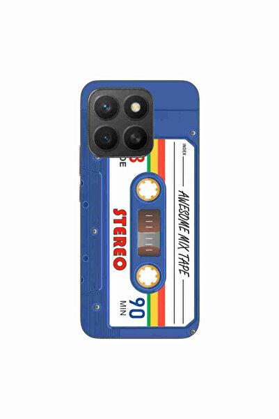 OEM Husa compatibila cu Honor X8c Silicon Gel Tpu Model Caseta Vintage Mix Tape