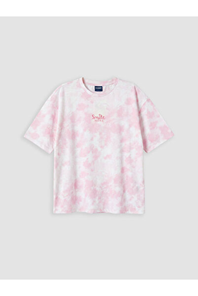 LC Waikiki RMZ GİYİM FARKIŞİLLİKĂ Tricou pentru fete cu guler Roba, brodat cu...