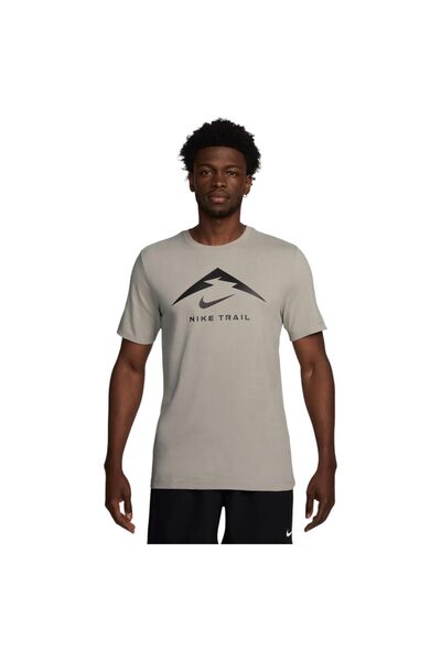 Nike Bărbați& # x27;s Tricou cu mânecă scurtă Dri-FIT cu logo Trail, mărimea S