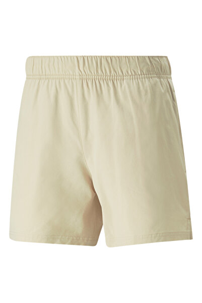 Puma Men SEASONS Lightweight 5" Woven Trail Running Shorts - Beige