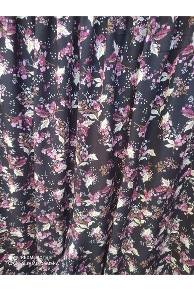 Butik شالوار من قماش الفيسكون من إيج مع جيوب وحزام خصر مطاطي ونقشة زهور