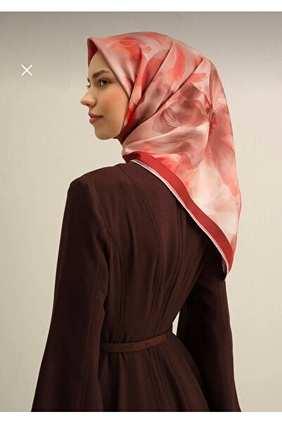 Armine Floral Patterned Tivil Silk (t) Scarf 9310D 85