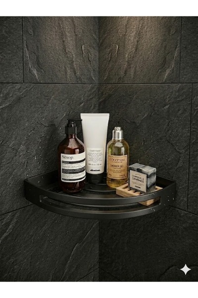 ZHR Elektronik Stainless Steel - Adhesive Mounted - Shower Accessory - Shampoo Holder - Bathroom Organizer
