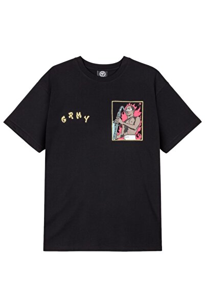 Grimey Bărbați& # Tricou cu mânecă scurtă: The Trouble Sleep Regular Tee S