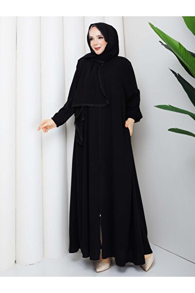 ESLEMNUR NAMAZ ELBİSESİ KENDİNDEN BAŞÖRTÜLÜ MEDİNE İPEĞİ
