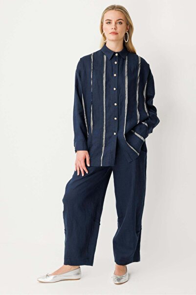 Ghisa Oversize Keten Takım