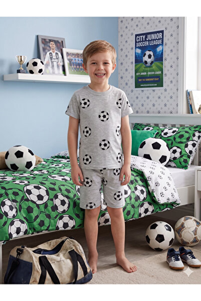 deve kids Dečački pamučni letnji tanki komplet pidžama s kratkim rukavima, si...