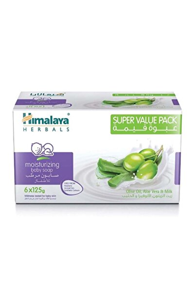 Himalaya صابون اطفال قالب مرطب 6 حبات من هيمالايا - 126 جم