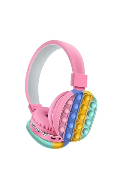 OEM Over Ear Headphones for Kids, Pop It Rainbow Model, Wireless, Bluetooth 5...