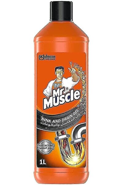 Mr. Muscle جل منظف قوي للمصارف من مستر ماسل، 1 لتر