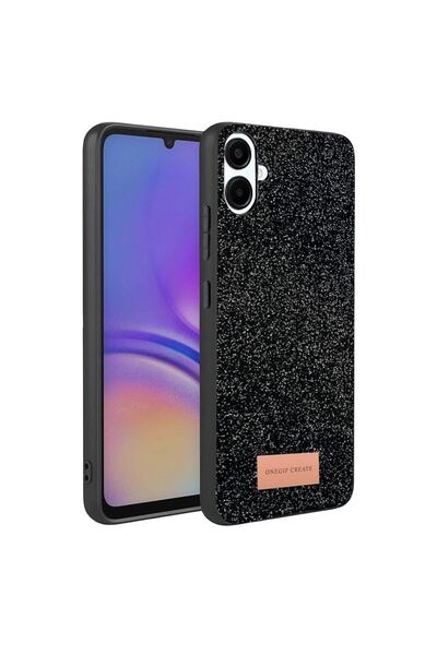OEM Onegif samsung galaxy a07 4g bright glitter cover - black