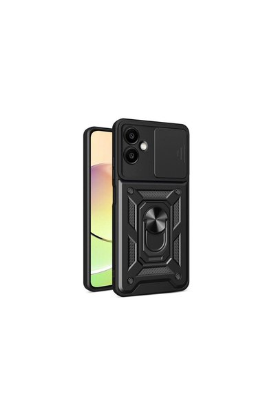 OEM Samsung Galaxy A06 Case Pars Lens Ring Silicone - Black