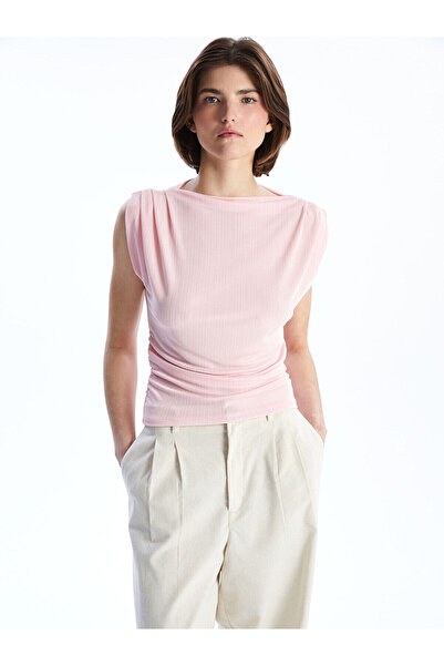 LC Waikiki Nevavm Women's Textured High Neck Bodysuit with a Difference