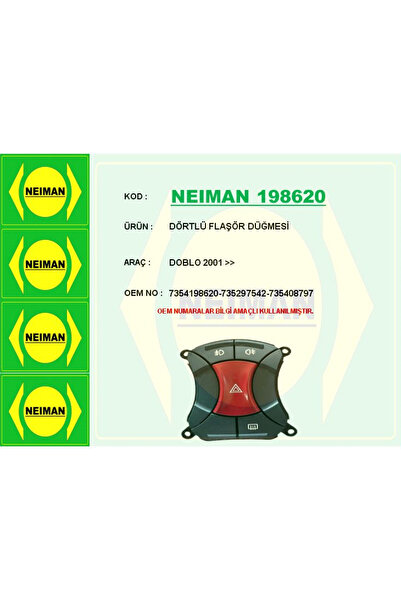 BESCHER GLDISPTM KVAD STROBE DUGME FIAT (51313) DOBLO 01-
