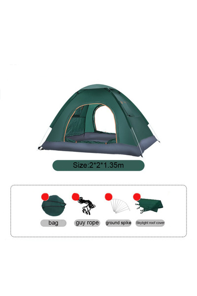 FLYPRO 3-4 Person Outdoor Fully Automatic Tent，Double Person Family Sunscreen...