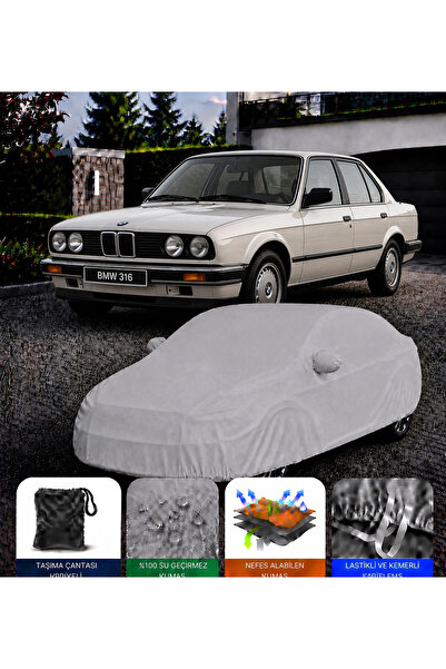 COCEM BMW 316 E30 Premium Araç Brandası Su Geçirmez UV Korumalı Tam Koruma Gr...