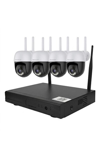 Vstarcam CS622-Y 4 Kameralı NVR Wifi Kamera Set