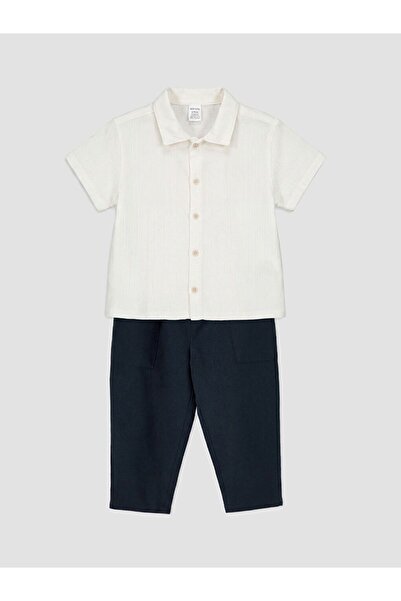 LC Waikiki Lcw Baby Boy Shirt and Pants Set