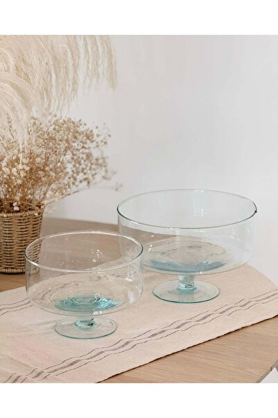 Hestia Home Ayaklı Cam Kase Set