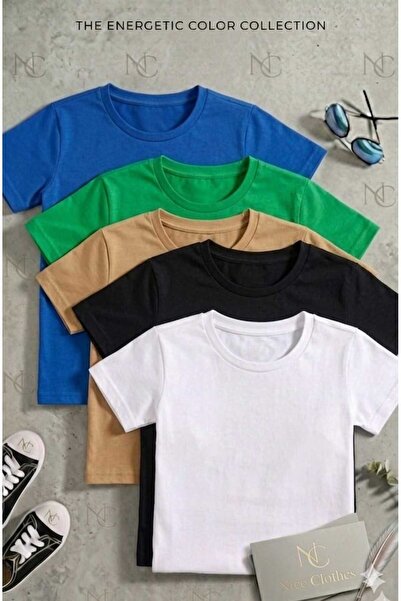 NC Nicee Clothes Tricou și pantaloni scurți de vară pentru copii, unisex (Pac...