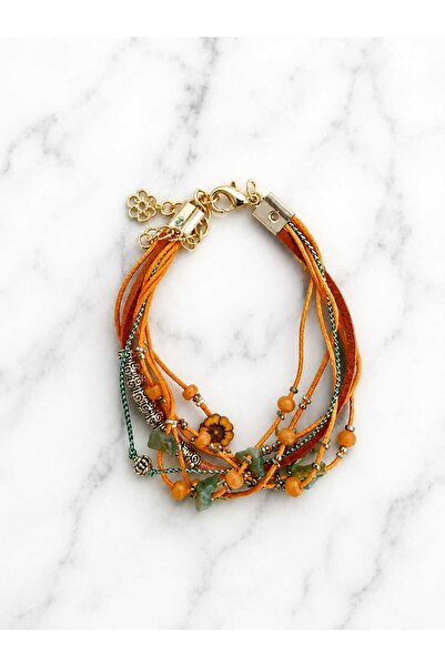 cleopatra takı aksesuar Sarmaşık Handmade Orange Color Bohemian Authentic Wom...