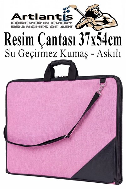 Artlantis Resim Çantası Kumaş 37x54 cm 1 Adet Teknik Resim Dosya Çantası 35x5...