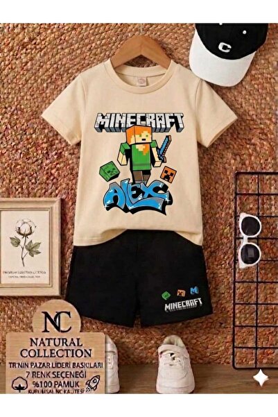 NC Nicee Clothes LETNJA DEČJA MAJICA I KRATKE HLAČE UNISEKS (ŠTAMPANJE LIKA I...