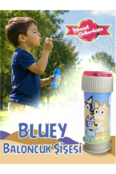 Masal Şekerleme Bluey Temalı Köpük Baloncuk Oyuncağı Bubble Gun | Parti Hediy...