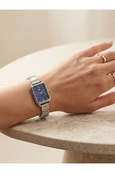 SHINELUC Steel Blue Retro Watch