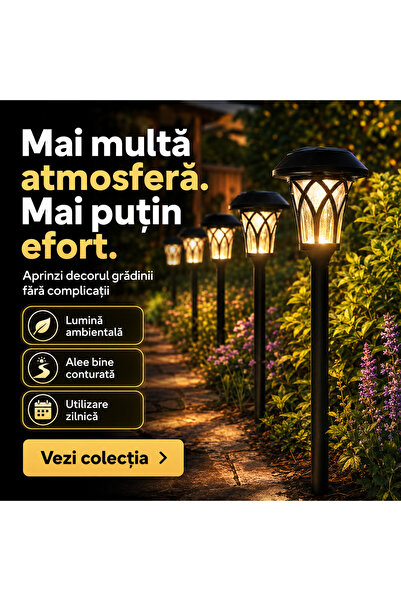 OEM Felinar solar de pamant (RO-V07) (Black-1XFELINA-r2)