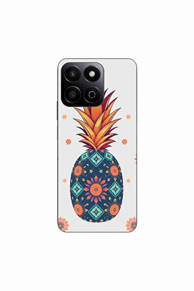 OEM Husa compatibila cu Honor 200 Smart Silicon Gel Tpu Model Floral Pineapple