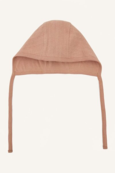 DeFacto Cotton Beige Beret Baby Girl H7266A526Sm