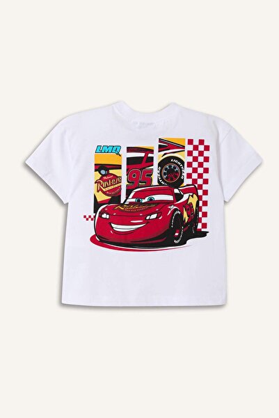 DeFacto Cars Regular Fit Crew Neck Κοντομάνικο T-Shirt για αγοράκι H8151A526HS