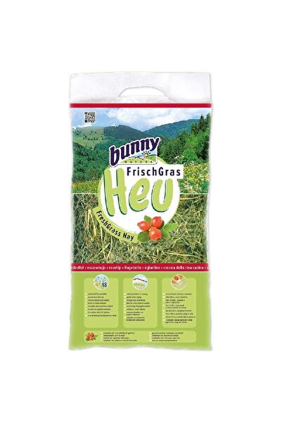 BUNNY Nature Fresh Grass Hay Χόρτο & Άνθη Άγριου Τριαντάφυλλου 500gr