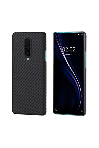 PITAKA Husă magnetică MagEZ Twill Aramid pentru OnePlus 8 Negru/Gri