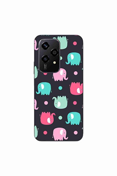 OEM Husa compatibila cu Honor 200 Lite Silicon Gel Tpu Model Pattern Elefant