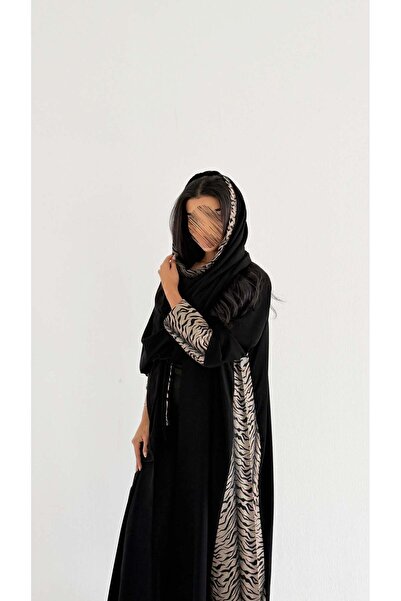 AYA عباية كريب بتطريز جاكار mwt2043