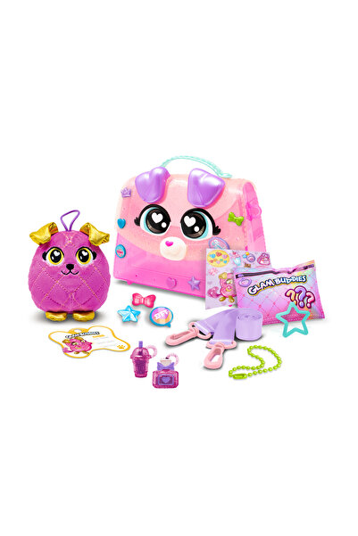 Glam Buddies Jucarie de plus surpriza in gentuta, Glam Budies, Puppy Pups