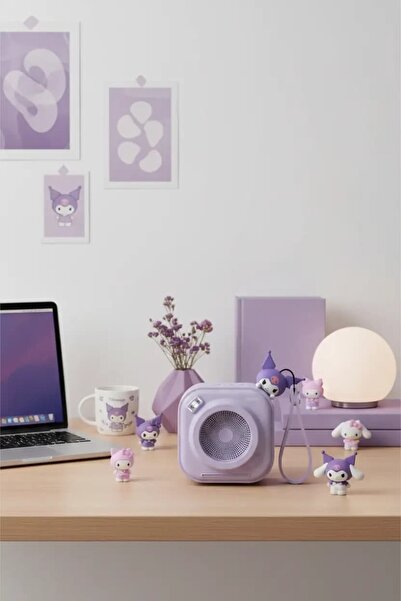 SANRIO Lisanslı Kuromi Bluetooth Hoparlör A133 – Kablosuz Taşınabilir Ses Sis...