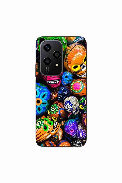 OEM Husa compatibila cu Honor 200 Lite Silicon Gel Tpu Model Halloween Cranii...