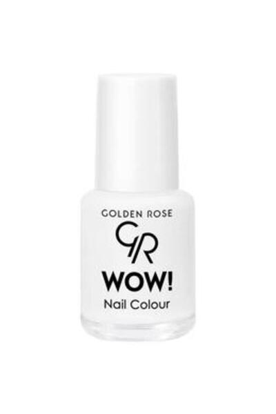 Golden Rose Nail Polish - Wow, shade 01 milky white, 6 ml