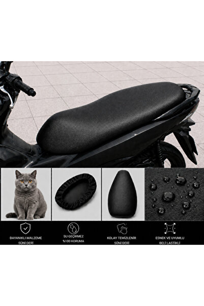 lawrenceshop Husa de protecție pentru șa motocicletei SYM Mio 50, impermeabilă