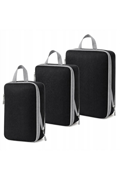 NewEvo Set de 3 NewEvo ®   Cuburi de compresie pentru organizarea bagajelor, ...