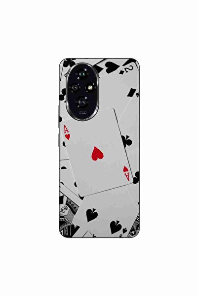 OEM Husa compatibila cu Honor 200 Silicon Gel Tpu Model Carti Poker