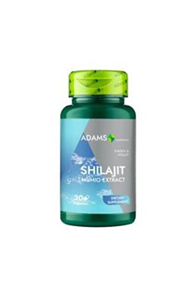 Adams Supplements Extract de Shilajit Mumio 400 mg Energie și Vitalitate, 30 ...