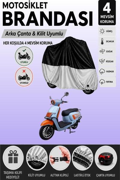 Cemku Double Black Top - Gray Bottom, Rear Bag Compatible Apachi Beauty 50 Mo...