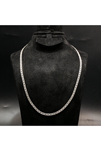 Silver Chain Necklace for Men & Women - Cuban Figaro Rope Box Link Chain, Tar...