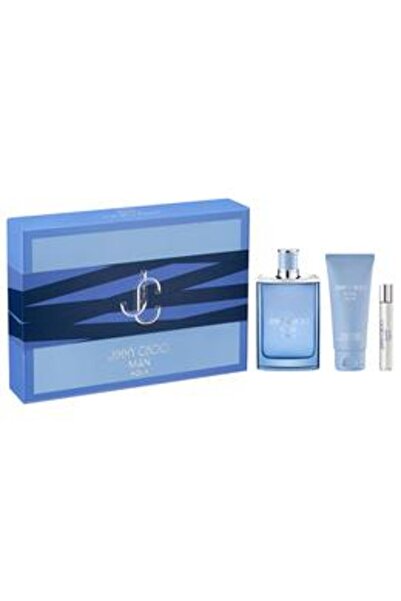 Jimmy Choo Man Aqua Set: Eau de Toilette 100 ml + Eau de Toilette Travel Size...
